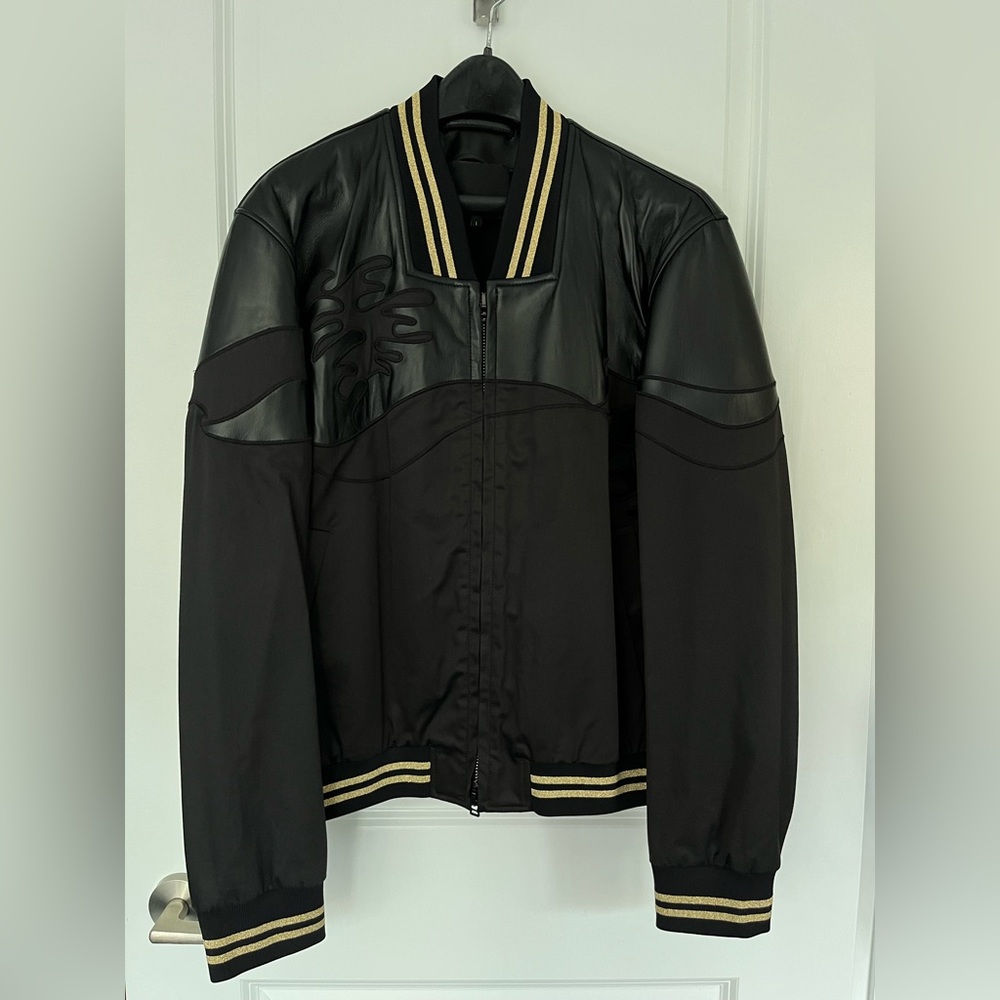 3.1 Phillip Lim Bomber Jacket Lambskin & Ribbed Trim